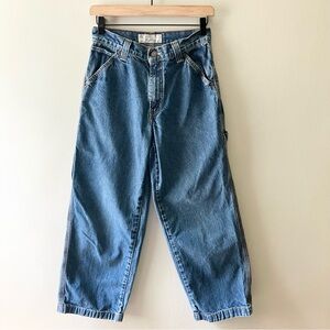 SIGNATURE BY LEVI STRAUSS Medium Wash Mid Rise Carpenter Jeans